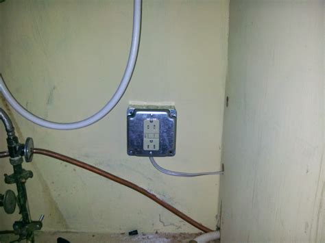 surface mount electrical box under sink|under sink electrical box.